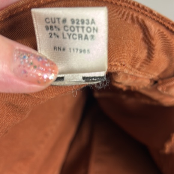 J Brand Skinny Leg Jeans In Terra Cotta Size 26 - Picture 8 of 10